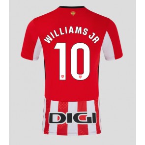 Billiga Athletic Bilbao Nico Williams #10 Hemmatröja 2024-25 Kortärmad